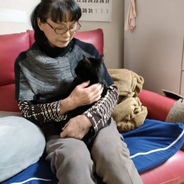 触る事さえできなかったクロちゃん