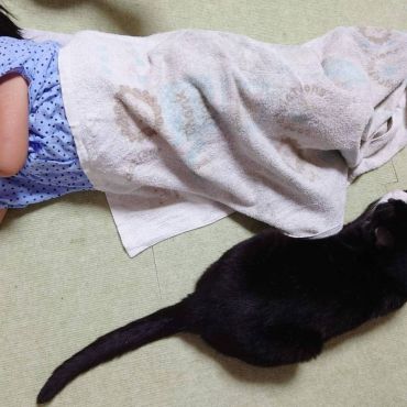 小さな歩幅。いつも一緒。