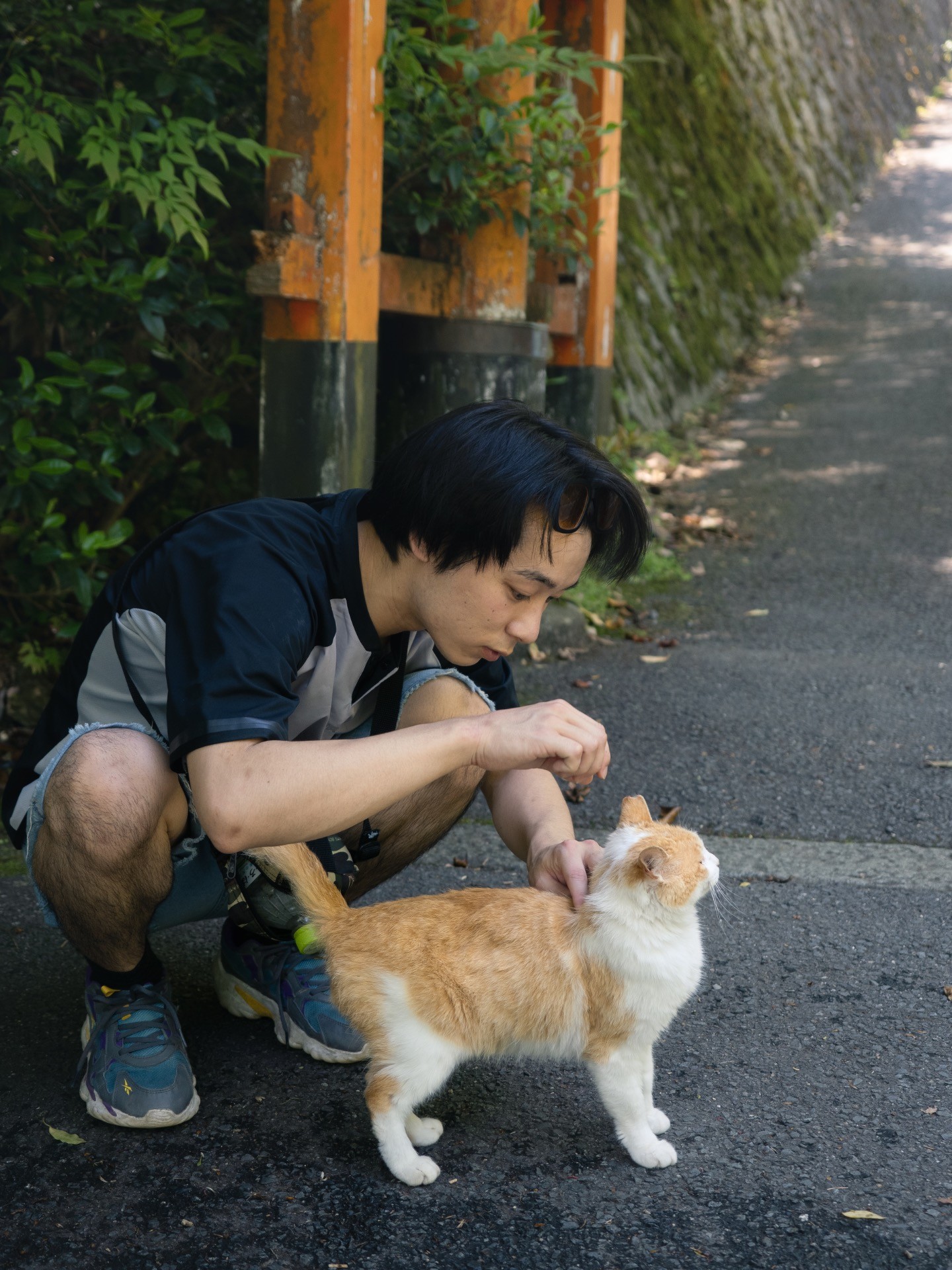 こらっ。じっとして