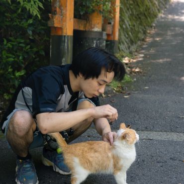 こらっ。じっとして