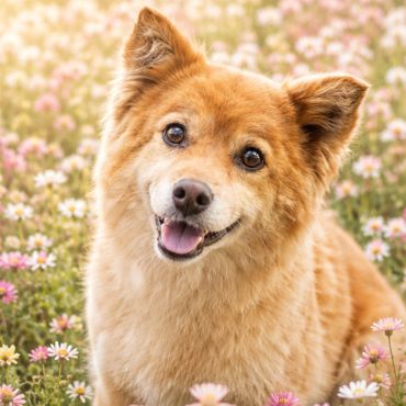 段ボールからお花畑へ