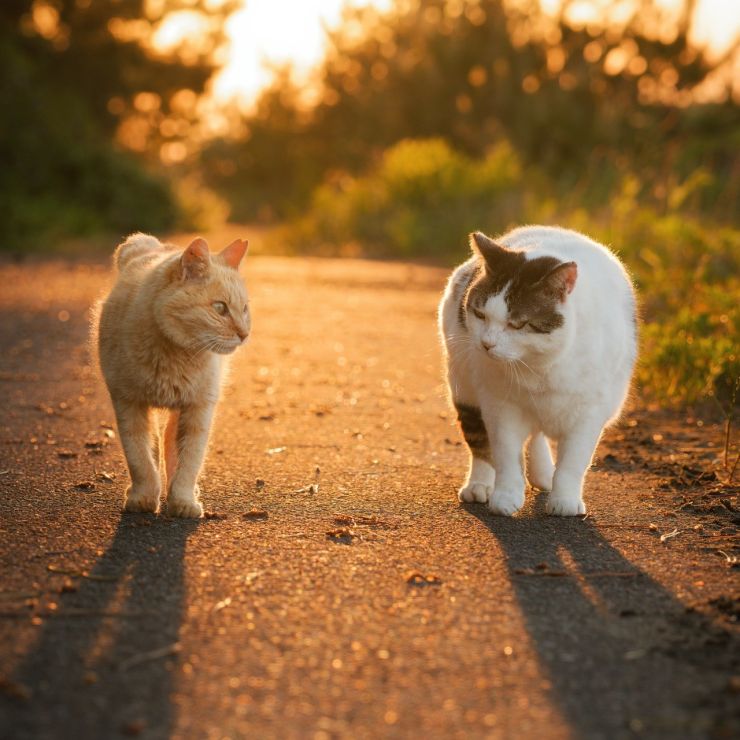 夕暮れの帰り道